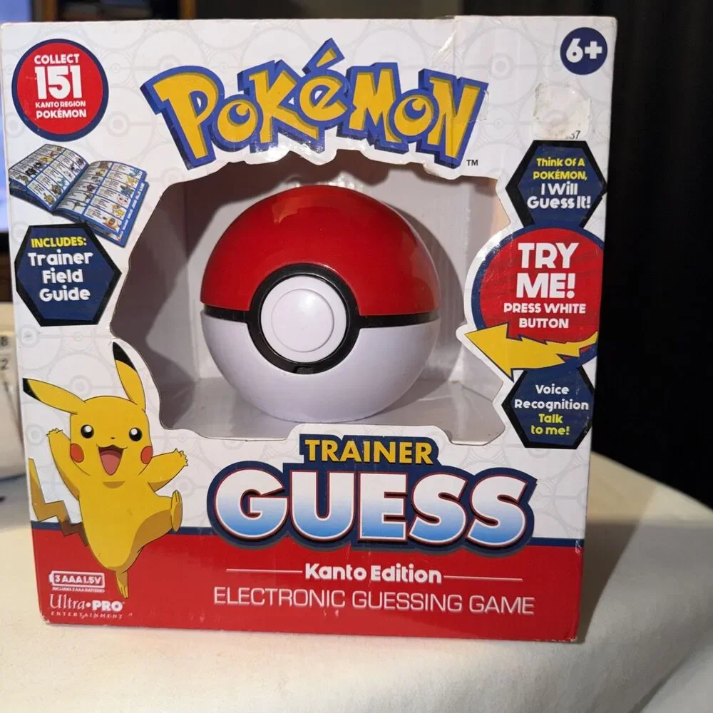 Pokemon Trainer Guess Kanto Edition Pokeball New, Sealed! 10283 Box Ages 6+